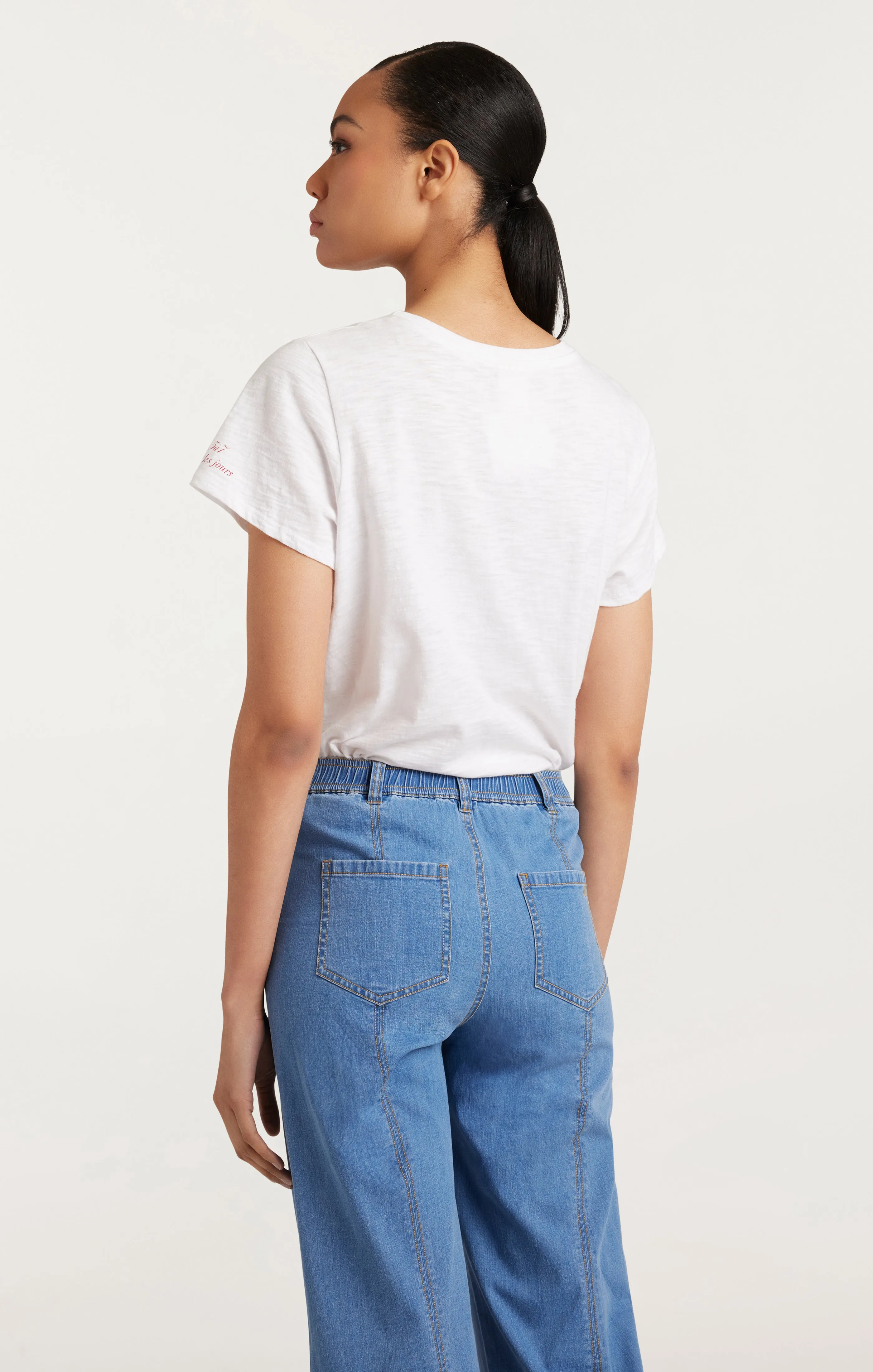 Je T'aime Heart Tee sold by cinq a sept product image thumbnail 4