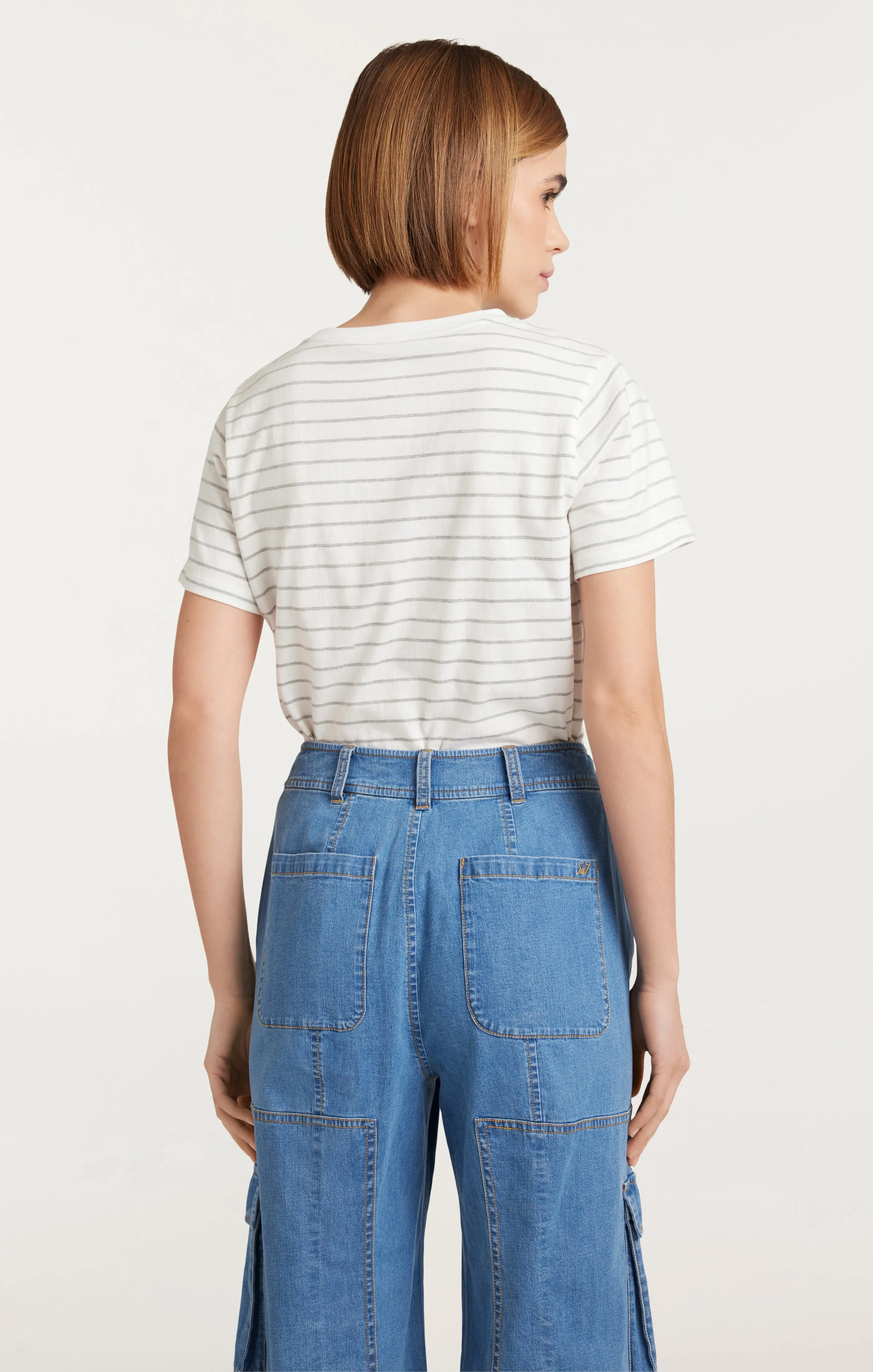 Melange Stripe Paris New York Tee sold by cinq a sept product image thumbnail 5