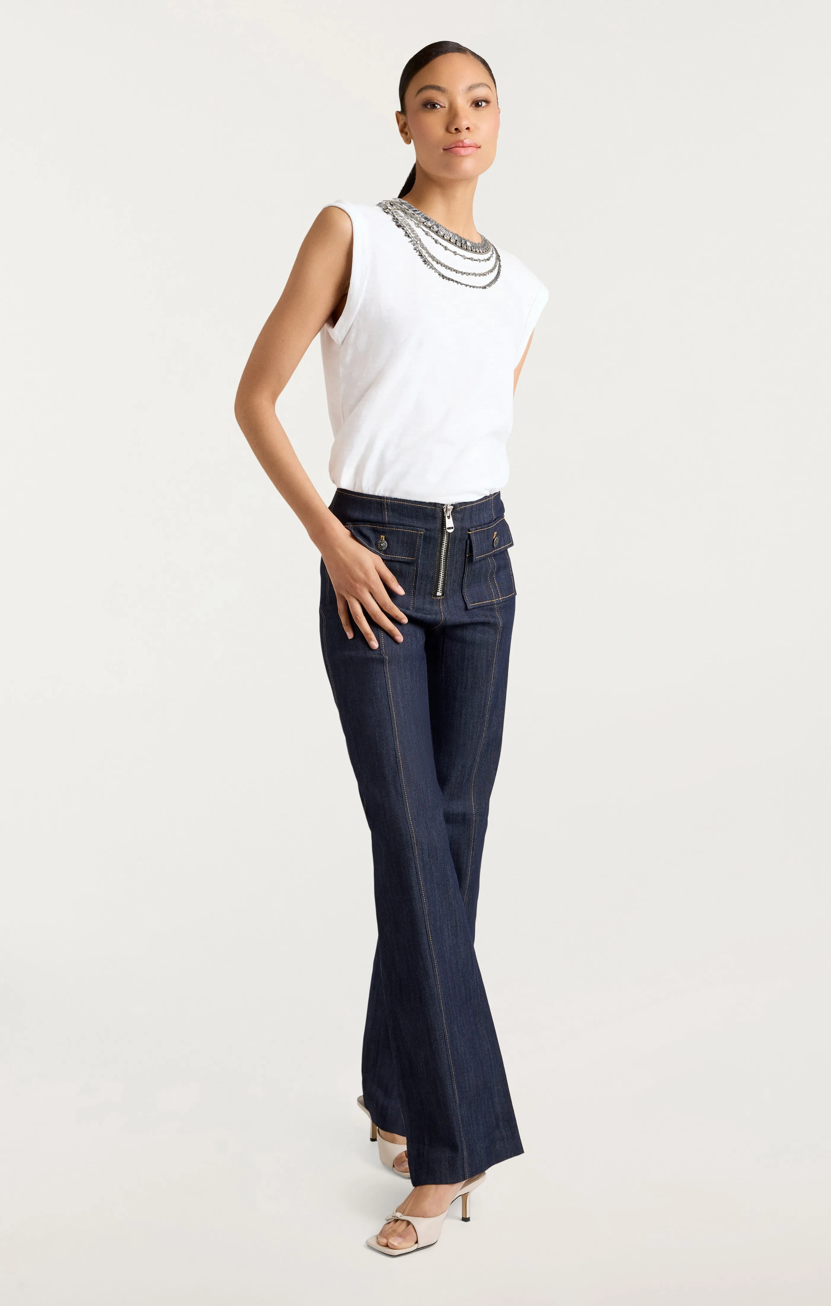 Layered Necklace Bella Tee sold by cinq a sept product image thumbnail 2