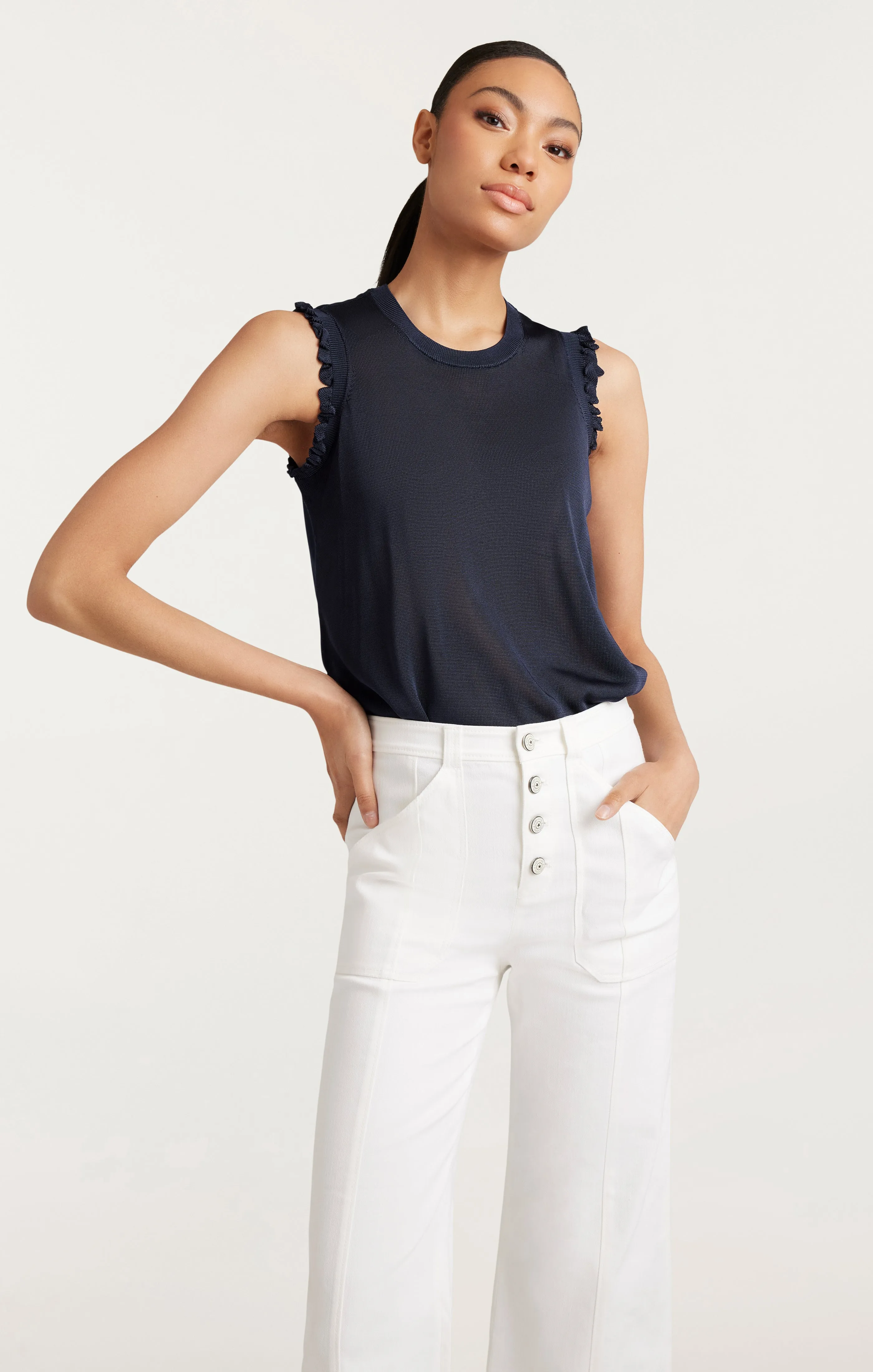 Knit Front Lenore Top sold by cinq a sept product image thumbnail 3