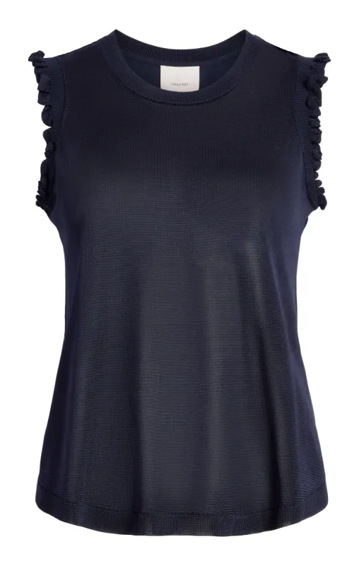 Knit Front Lenore Top sold by cinq a sept