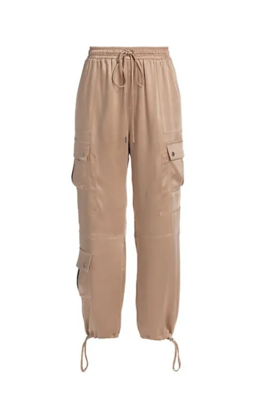 Satin Nitsan Parachute Pant sold by cinq a sept