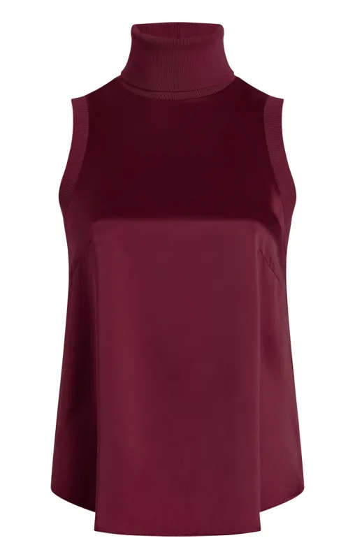Satin Lonny Top sold by cinq a sept