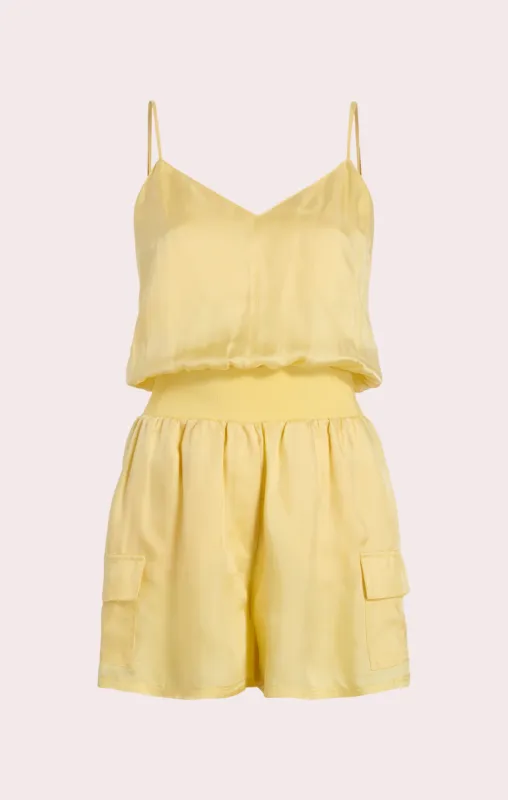 Twill Amia  Romper sold by cinq a sept