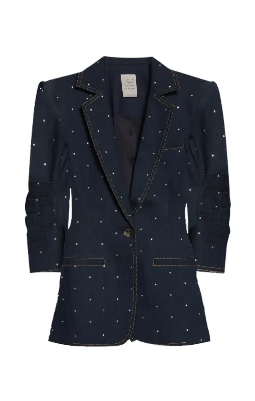 Ditsy Rhinestone Khloe Blazer sold by cinq a sept