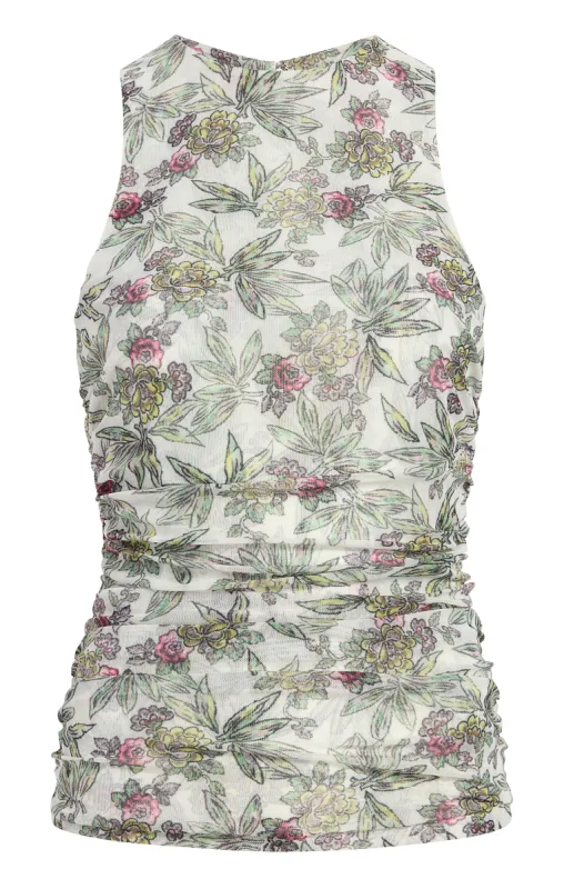 Botanical Floral Dasha Top sold by cinq a sept
