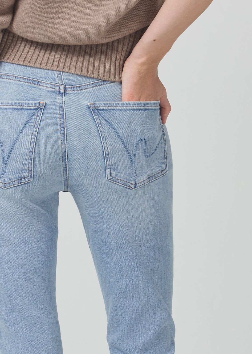 Isola Mid Rise Cropped Boot - H Pocket in Lyric sold by Citizens Of Humanity product image thumbnail 5