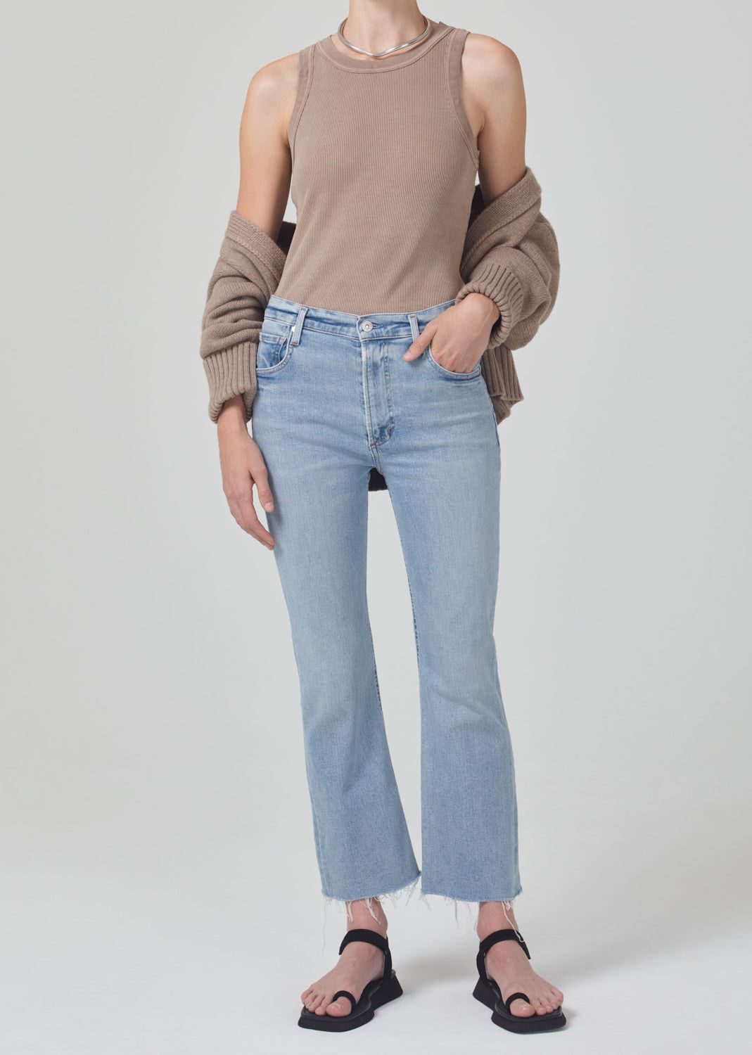 Isola Mid Rise Cropped Boot - H Pocket in Lyric sold by Citizens Of Humanity