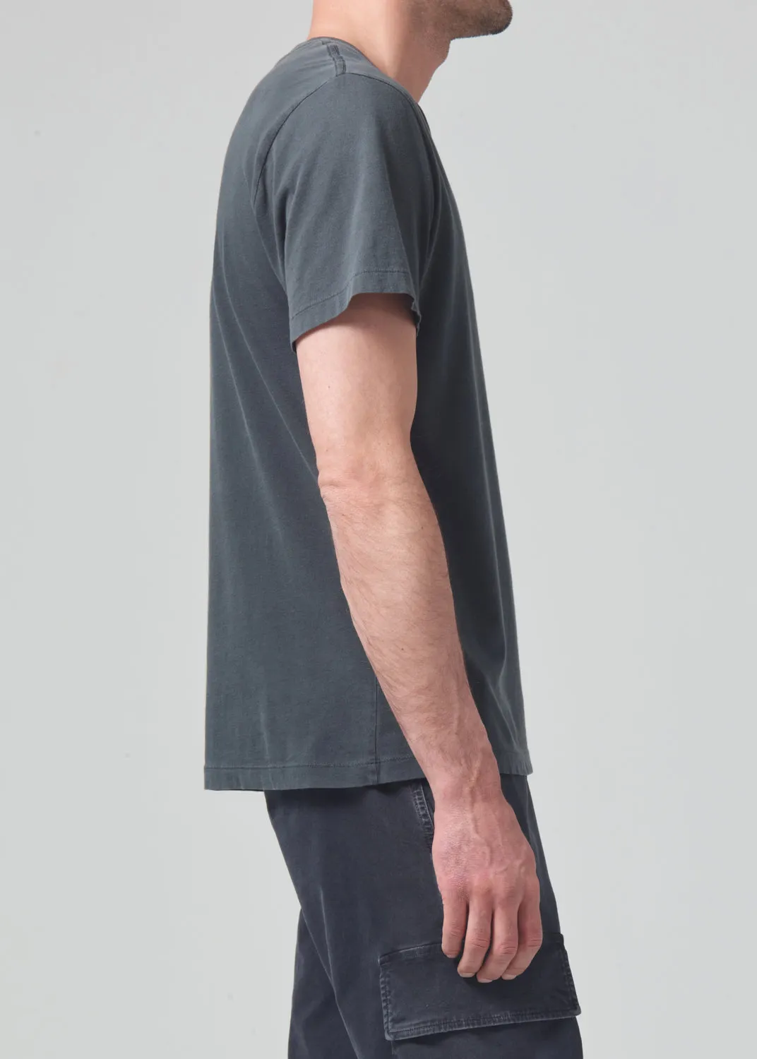Everyday Short Sleeve Tee in Charcoal sold by Citizens Of Humanity product image thumbnail 4
