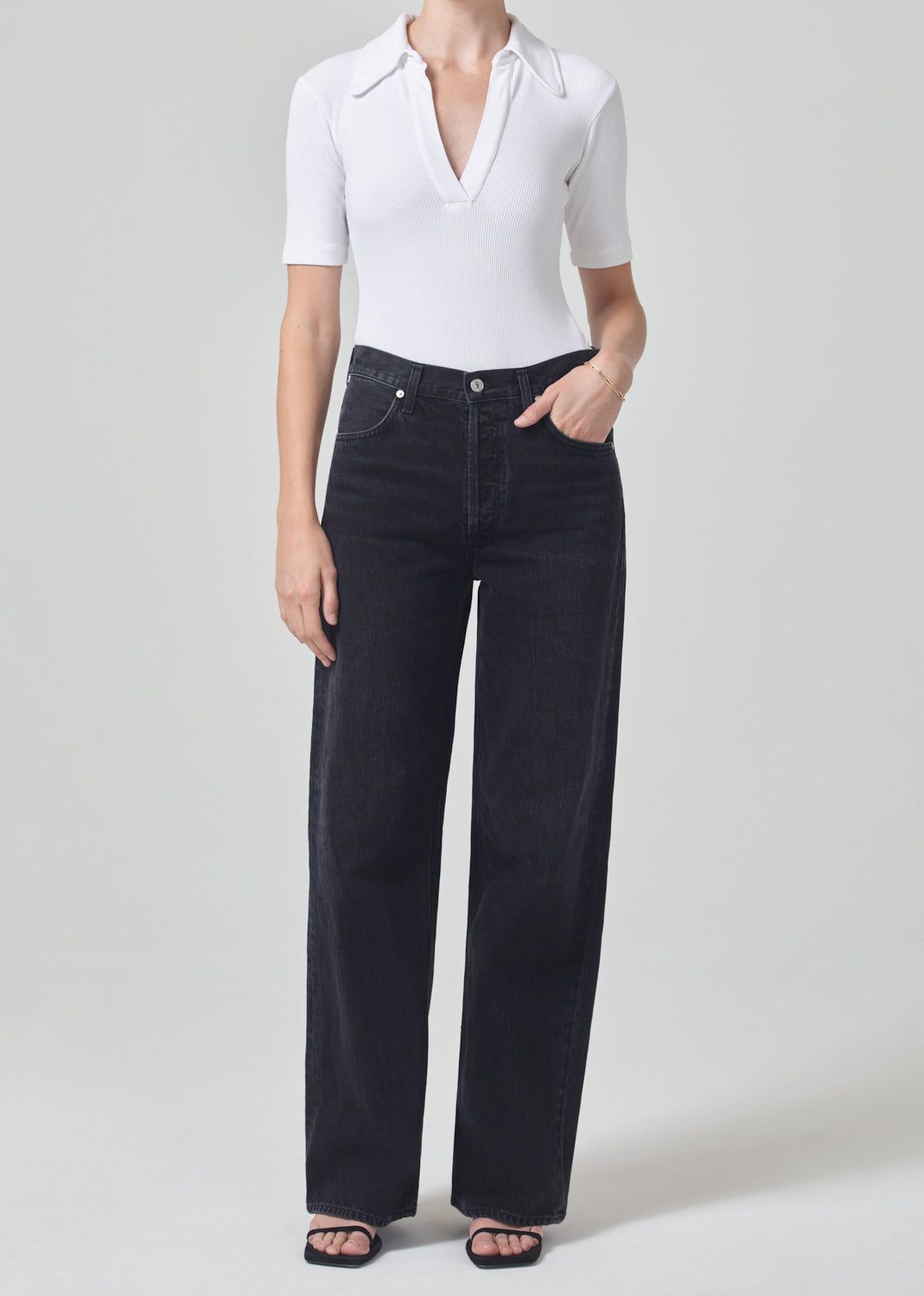 Liu Bodysuit in White sold by Citizens Of Humanity product image thumbnail 5