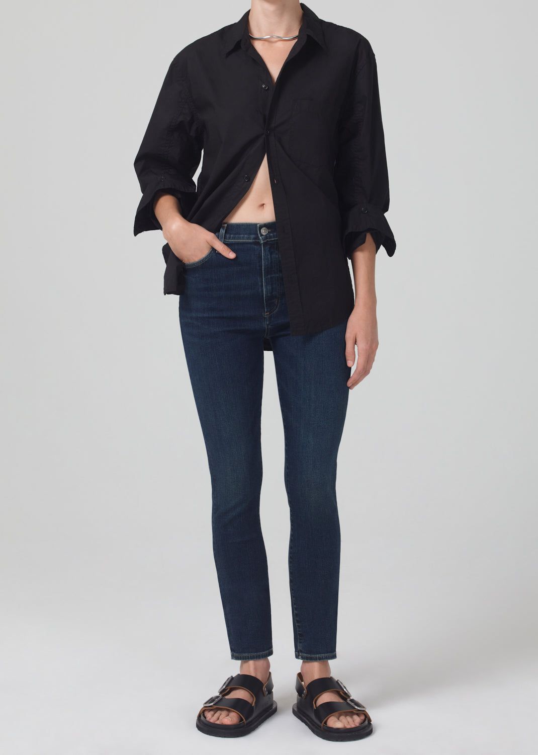 Olivia High Rise Slim 29" in Deep Dive sold by Citizens Of Humanity