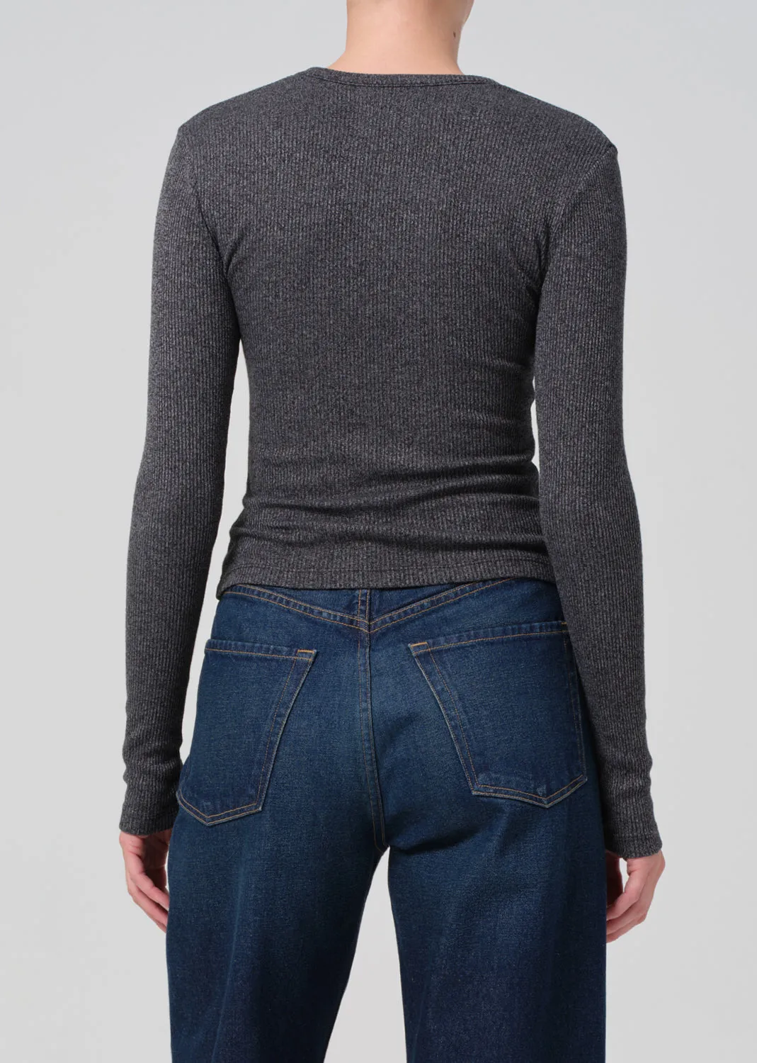 Emma V-Neck in Black sold by Citizens Of Humanity product image thumbnail 2