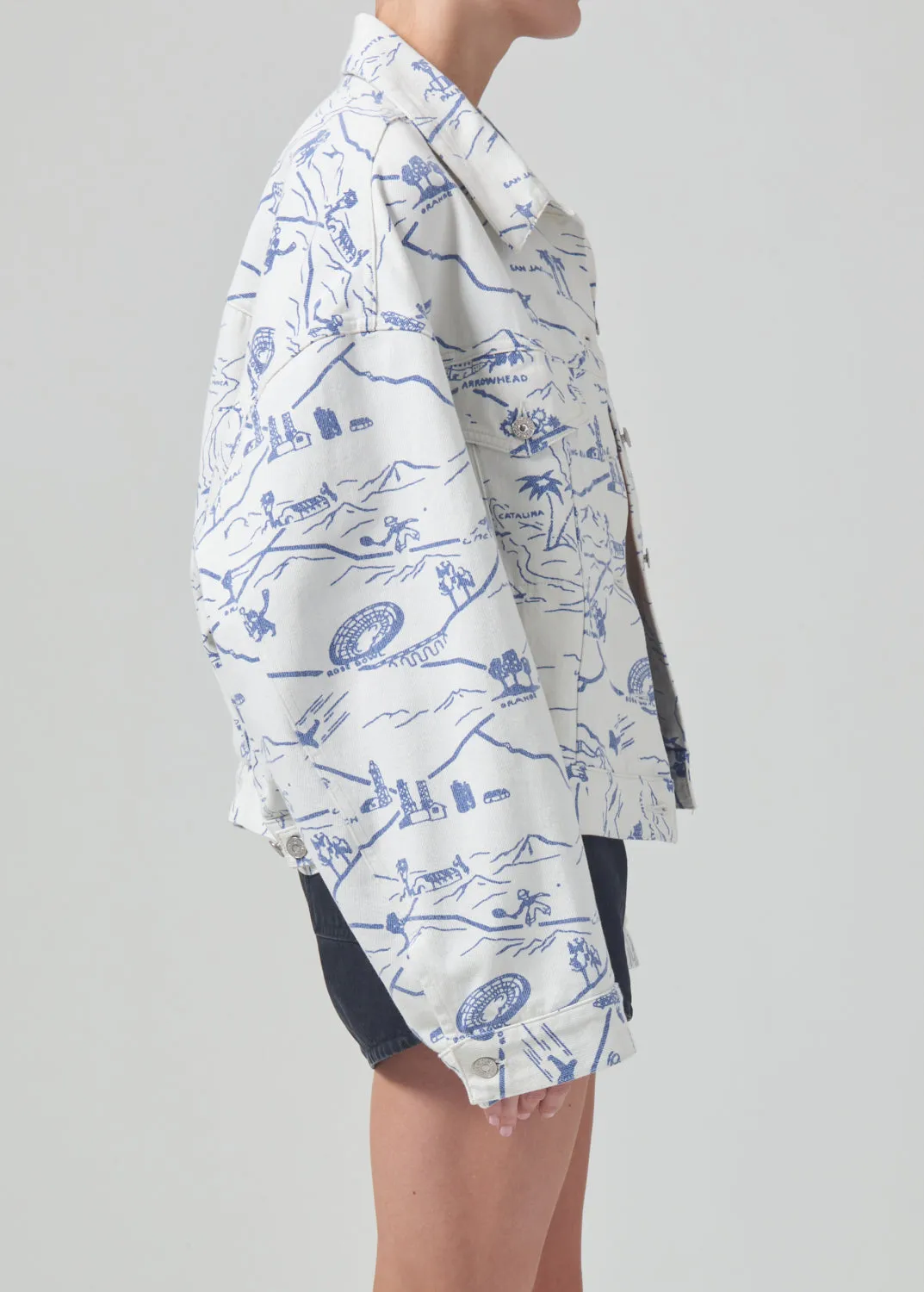 Quira Puff Jacket in Rose Bowl sold by Citizens Of Humanity product image thumbnail 3