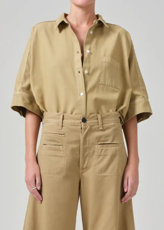 Claire Origami Shirt in Heirloom sold by Citizens Of Humanity