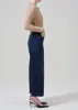 Lyra Wide Leg Crop Raw Hem in Lotus sold by Citizens Of Humanity