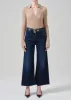 Lyra Wide Leg Crop Raw Hem in Lotus sold by Citizens Of Humanity