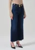 Lyra Wide Leg Crop Raw Hem in Lotus sold by Citizens Of Humanity