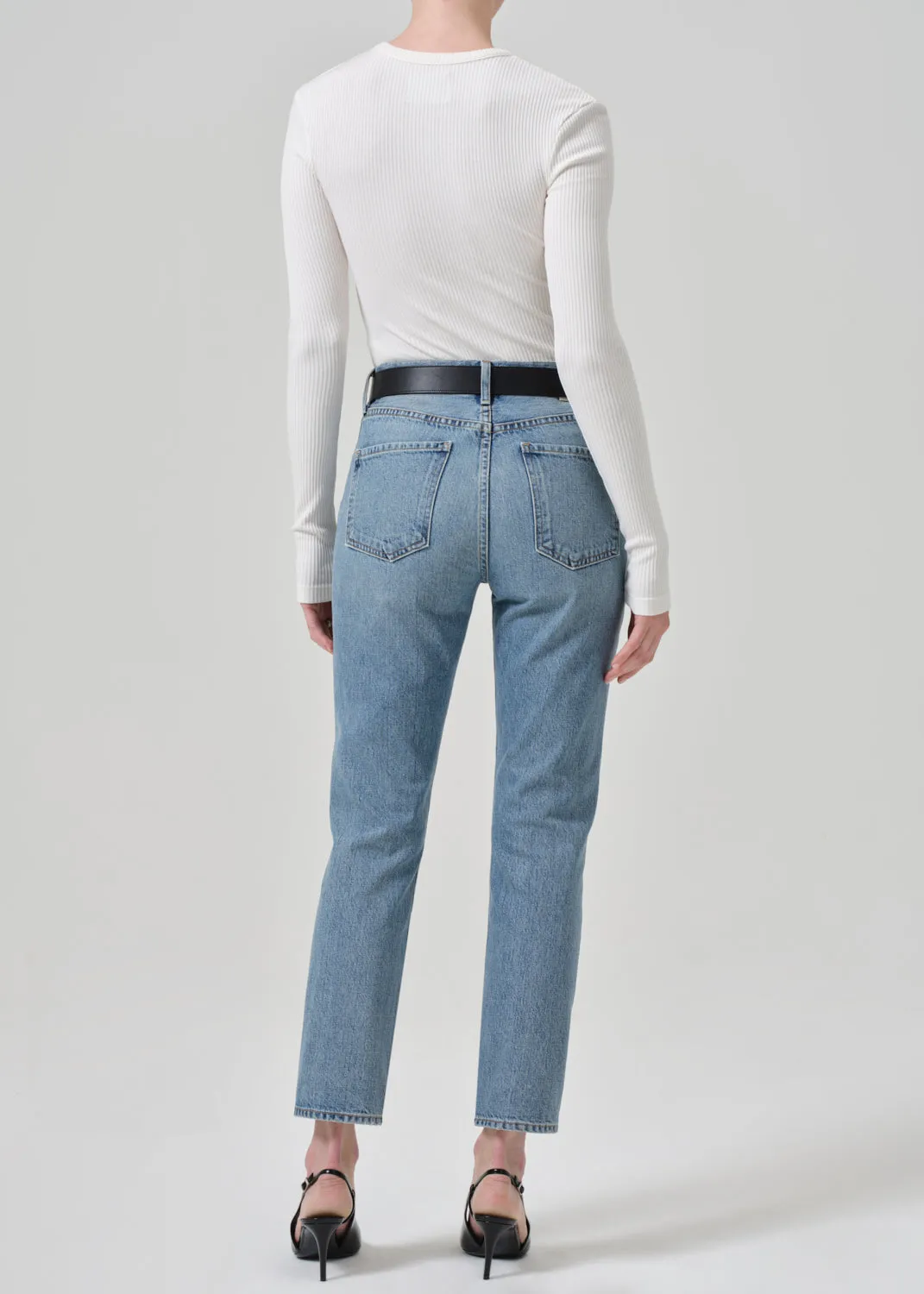 Charlotte High Rise Straight in Meridian sold by Citizens Of Humanity product image thumbnail 2