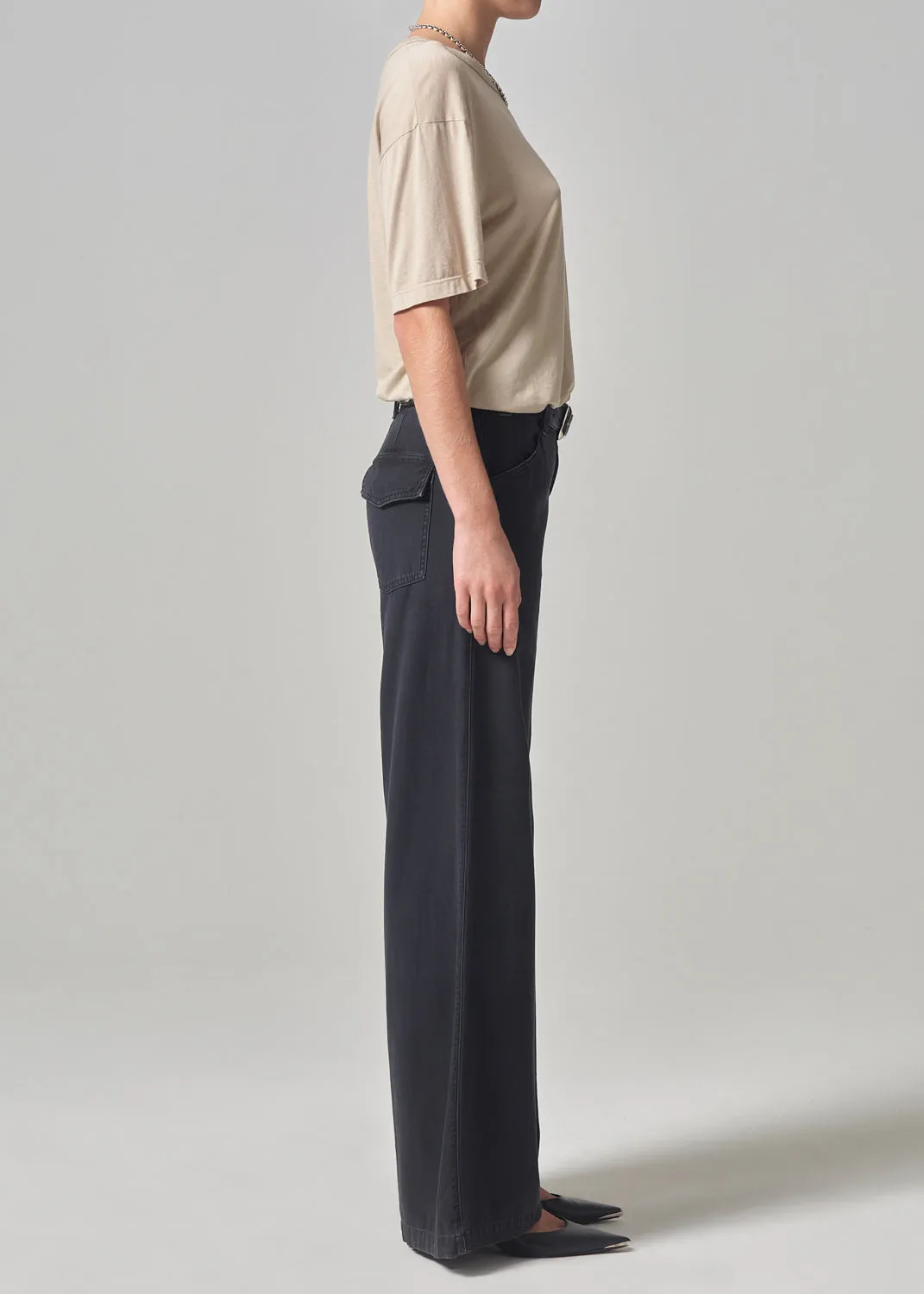 Paloma Utility Trouser in Washed Black sold by Citizens Of Humanity product image thumbnail 3