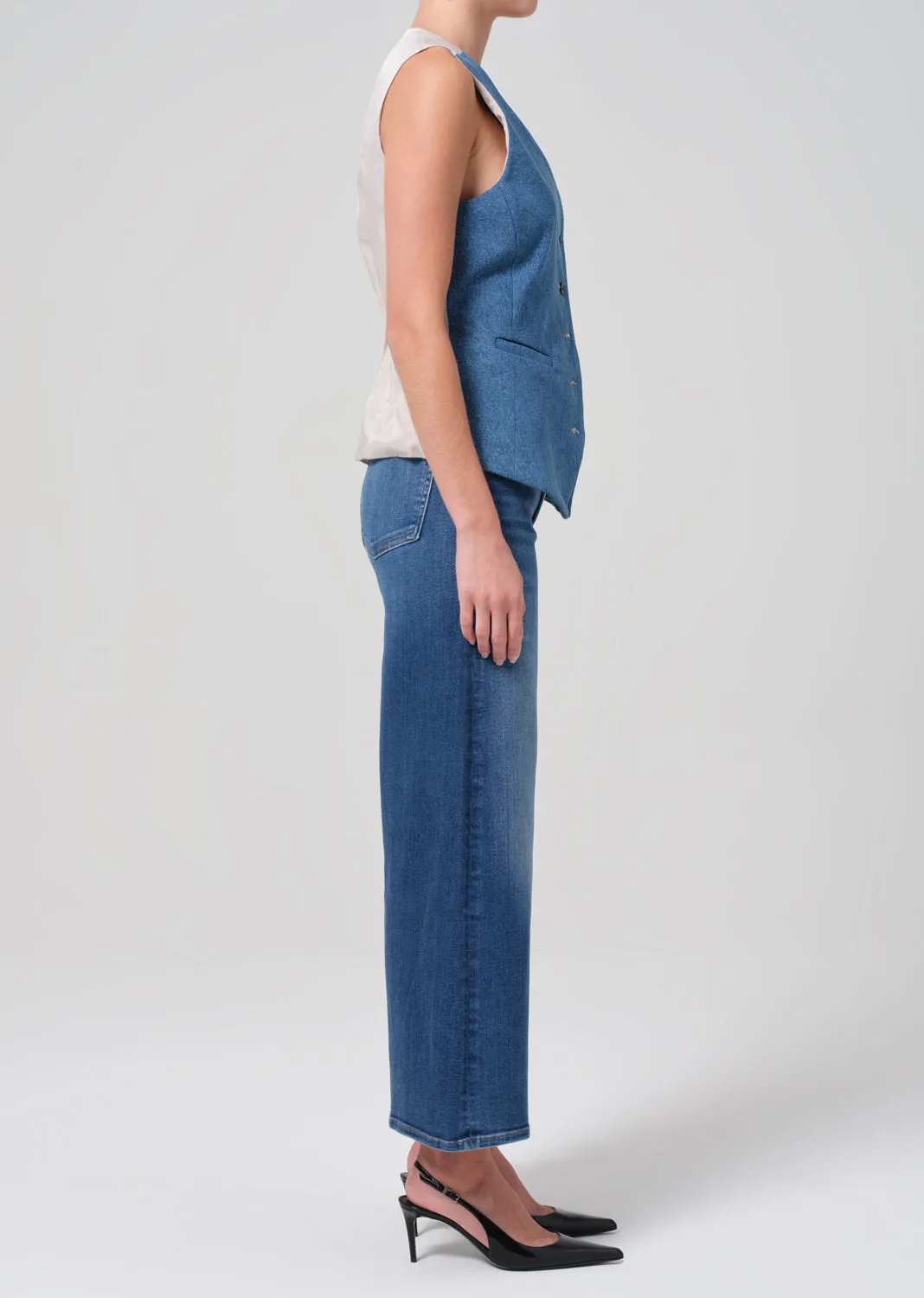 Lyra Wide Leg Crop Raw Hem in Ambry sold by Citizens Of Humanity product image thumbnail 4
