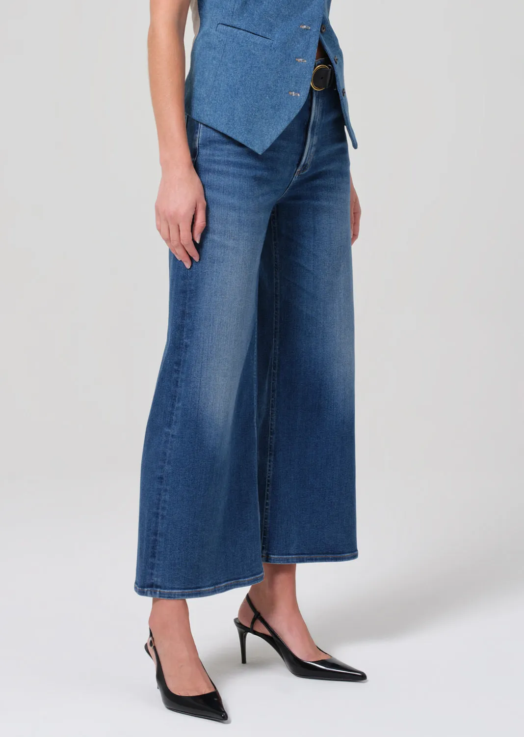 Lyra Wide Leg Crop Raw Hem in Ambry sold by Citizens Of Humanity product image thumbnail 5