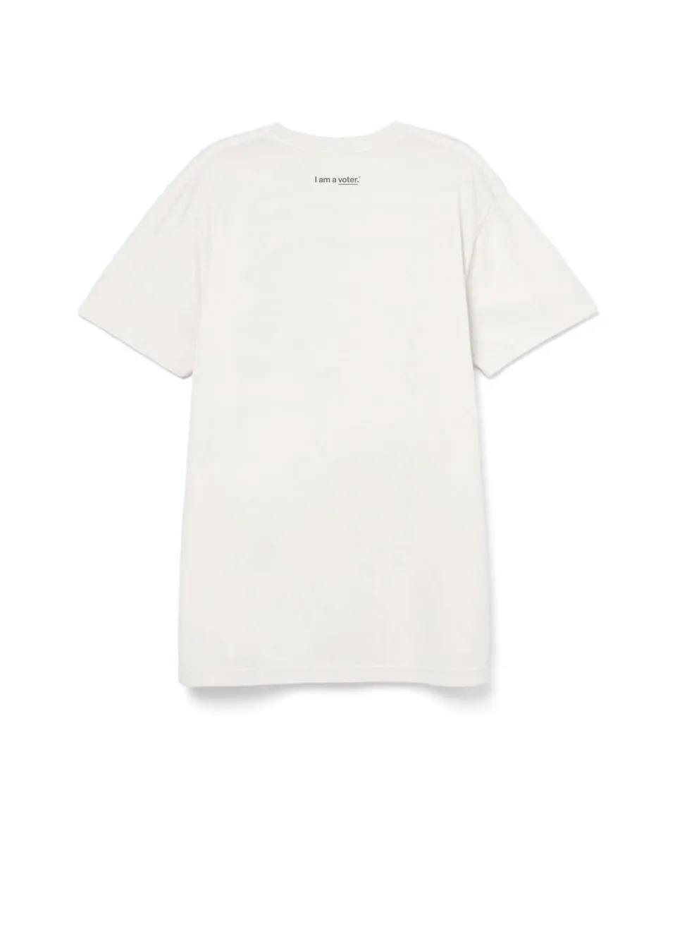 I Am A Voter Unisex Tee in Cream sold by Citizens Of Humanity product image thumbnail 2