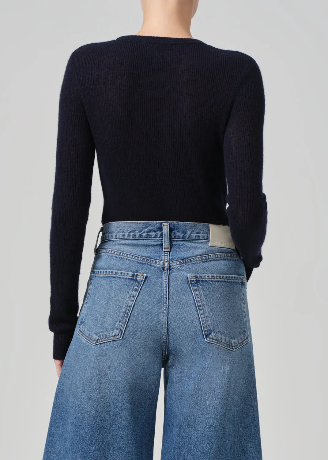 Alessia Crewneck Sweater in Navy sold by Citizens Of Humanity product image thumbnail 2