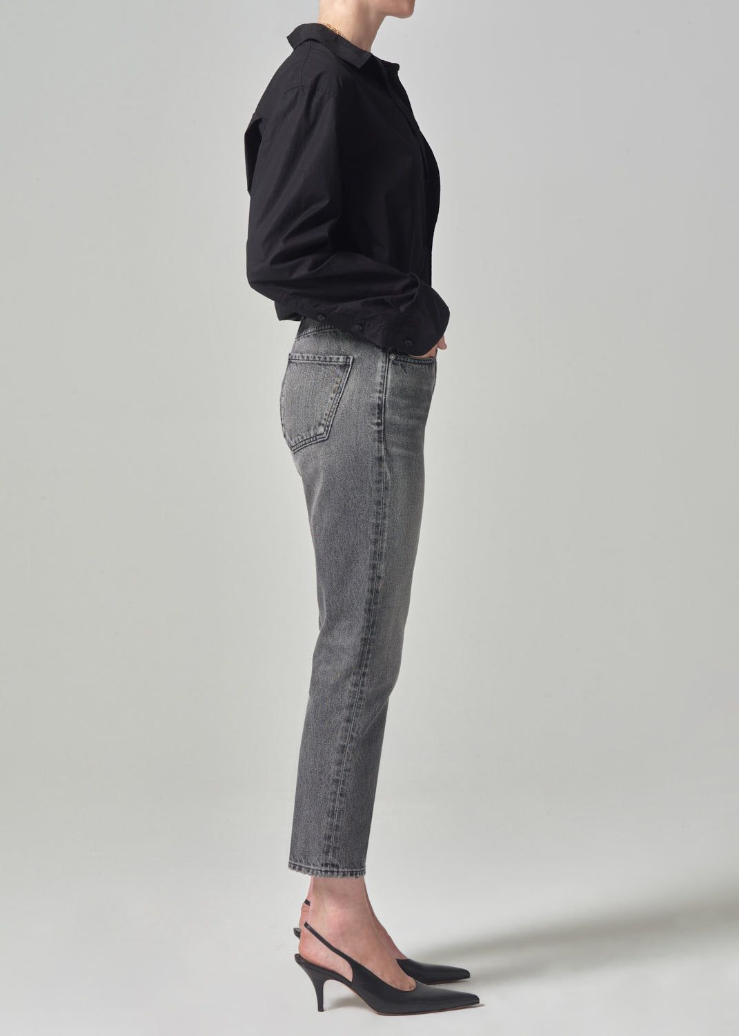 Charlotte High Rise Straight in Changes sold by Citizens Of Humanity product image thumbnail 3