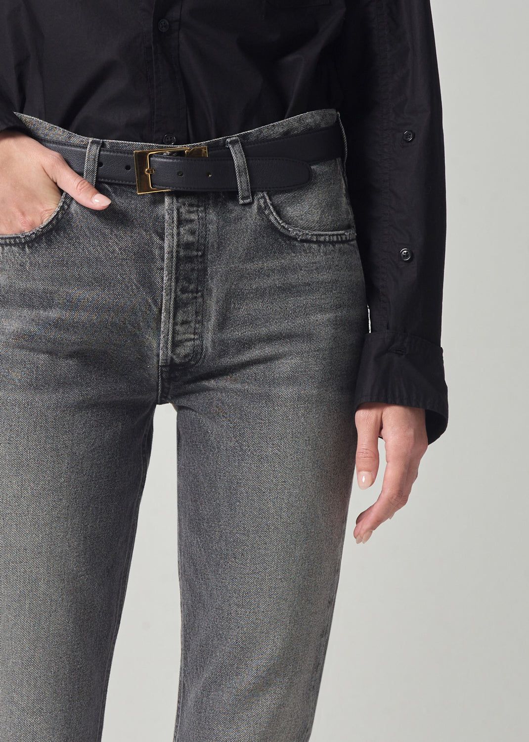 Charlotte High Rise Straight in Changes sold by Citizens Of Humanity product image thumbnail 5