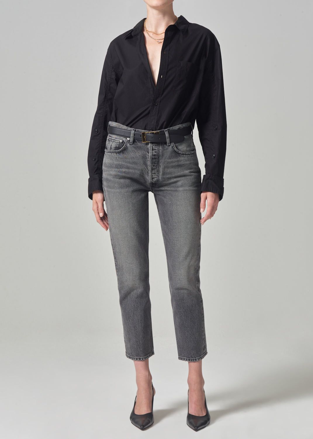 Charlotte High Rise Straight in Changes sold by Citizens Of Humanity