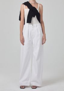 Maritzy Pleated Trouser - H Pocket in Prism sold by Citizens Of Humanity