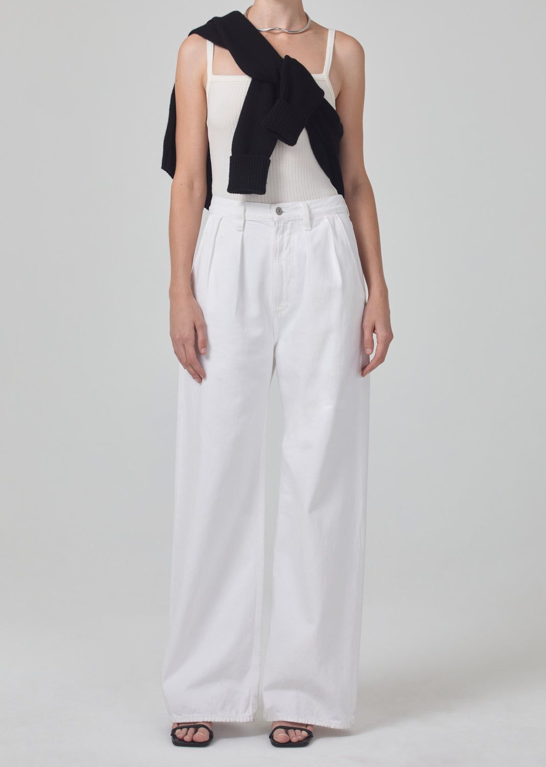 Maritzy Pleated Trouser - H Pocket in Prism sold by Citizens Of Humanity