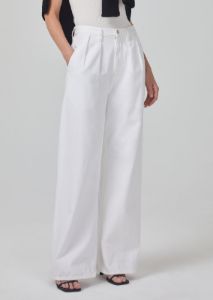 Maritzy Pleated Trouser - H Pocket in Prism sold by Citizens Of Humanity