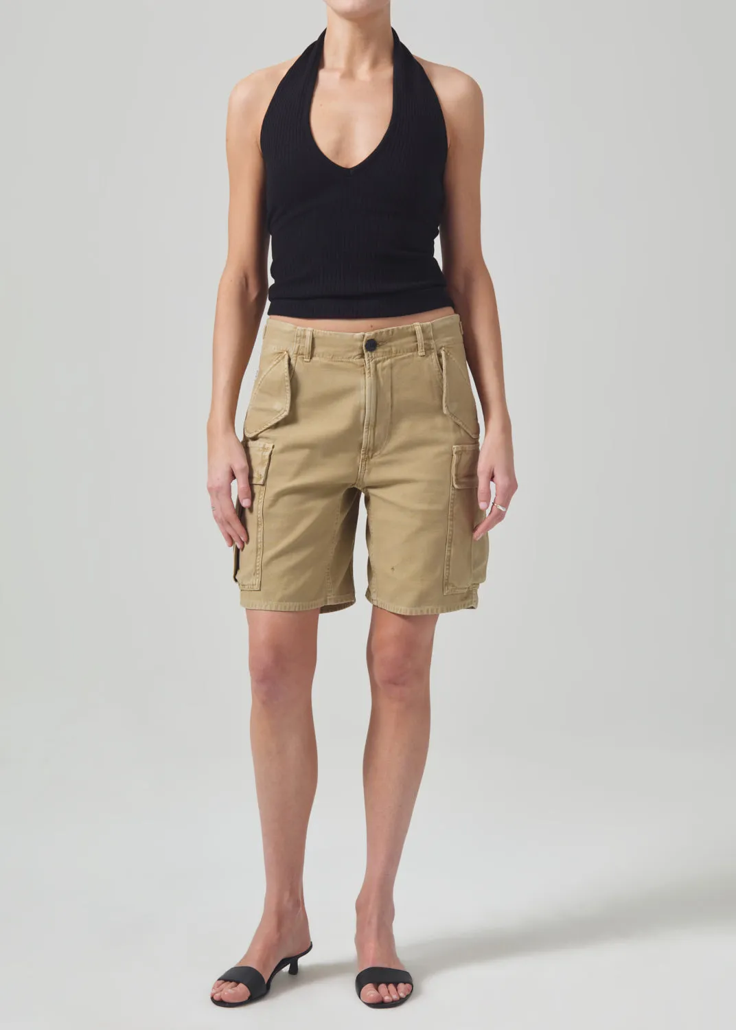 Citizens Of Humanity Naya Cargo Short in Heirloom Parallel