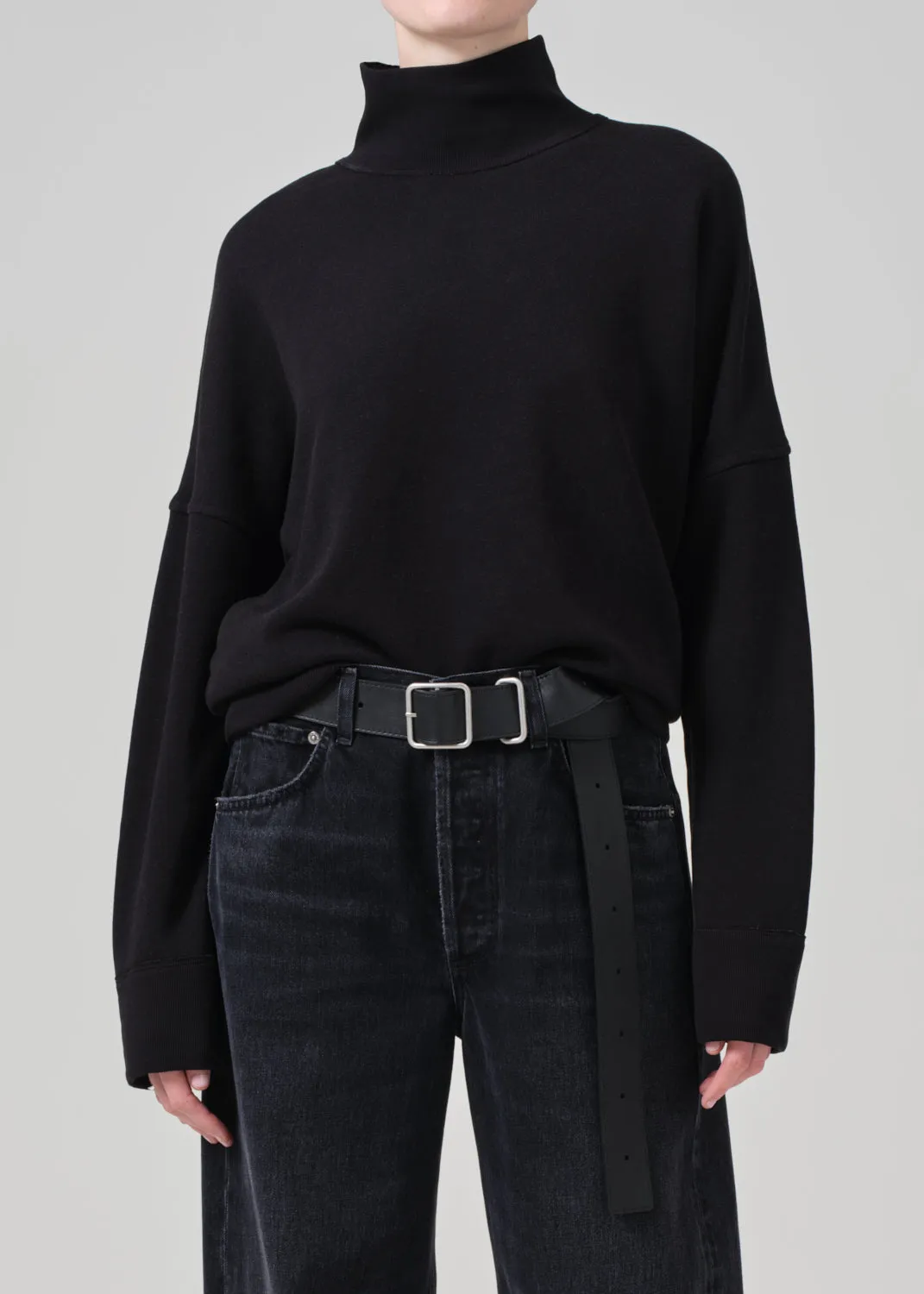 Cara Turtleneck in Black sold by Citizens Of Humanity