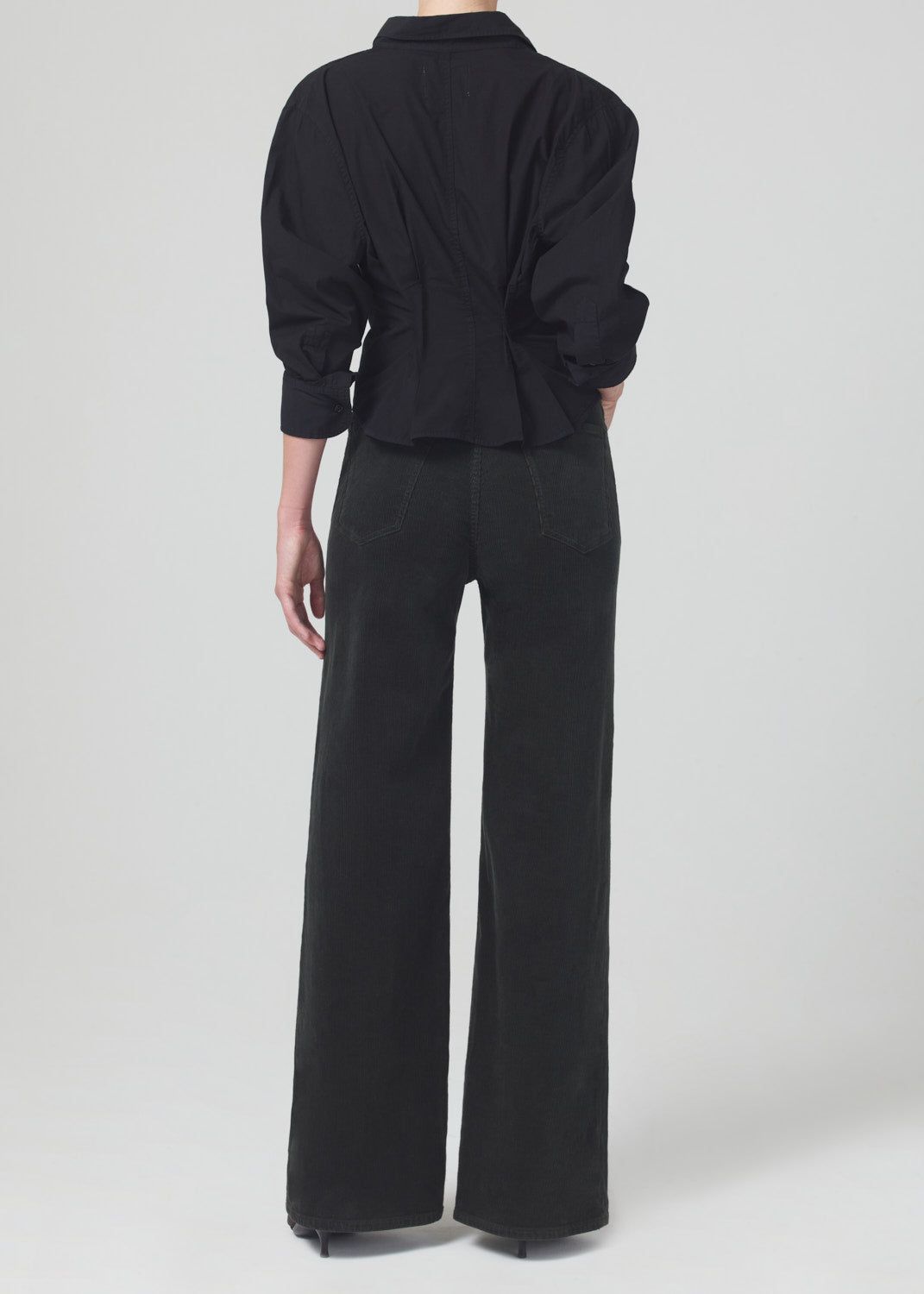 Paloma Baggy Corduroy in Kelp sold by Citizens Of Humanity product image thumbnail 2