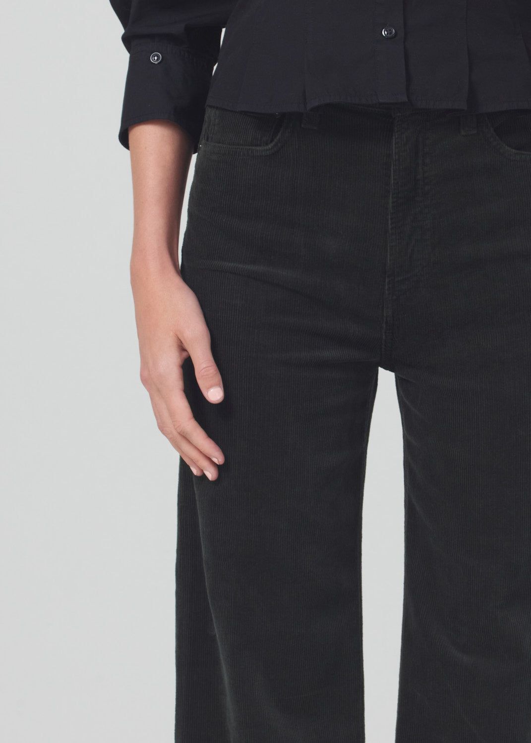 Paloma Baggy Corduroy in Kelp sold by Citizens Of Humanity product image thumbnail 5