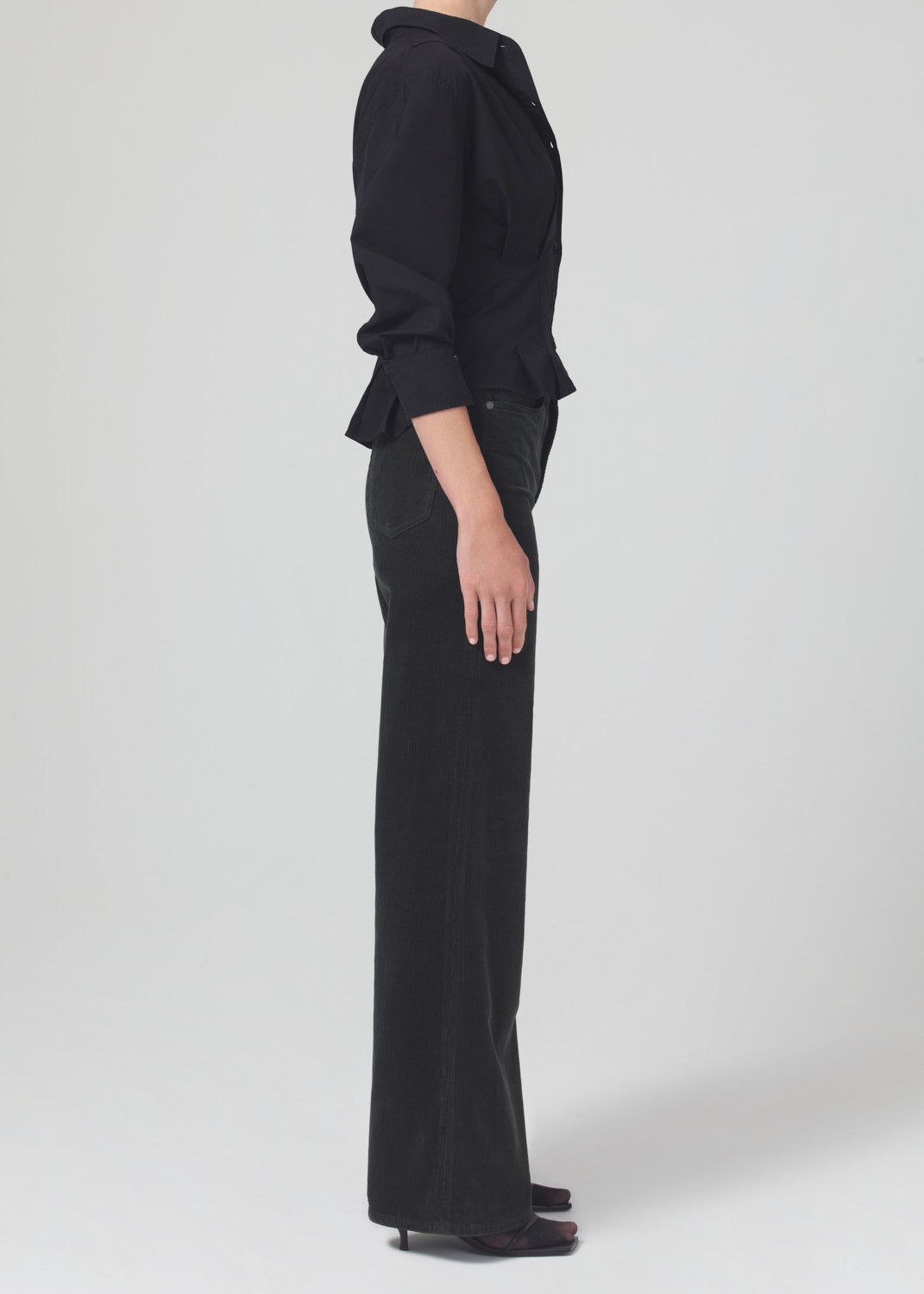 Paloma Baggy Corduroy in Kelp sold by Citizens Of Humanity product image thumbnail 3