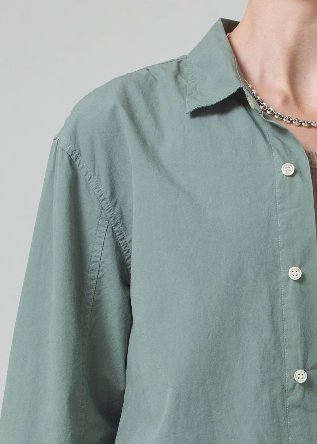 Kayla Shrunken Shirt in Nova sold by Citizens Of Humanity product image thumbnail 4