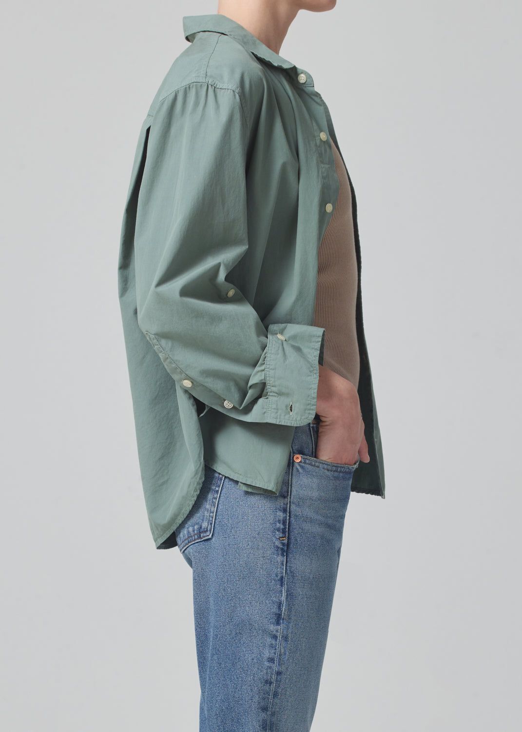 Kayla Shrunken Shirt in Nova sold by Citizens Of Humanity product image thumbnail 3