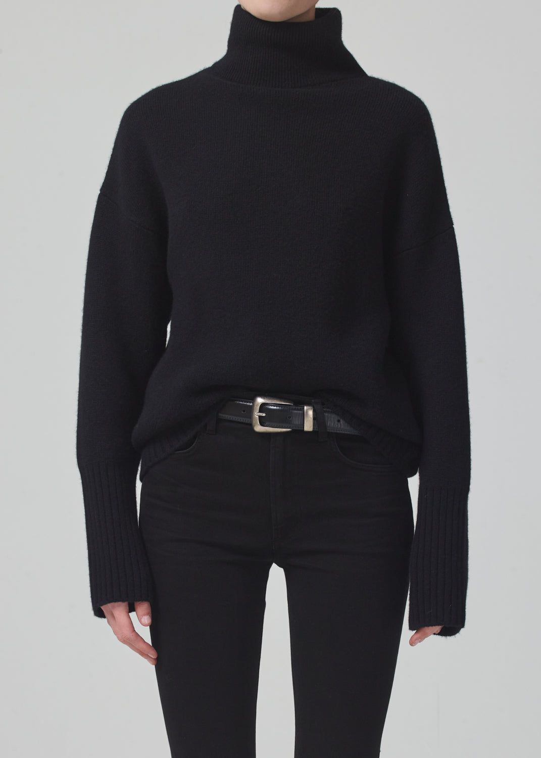 Luca Turtleneck in Black sold by Citizens Of Humanity