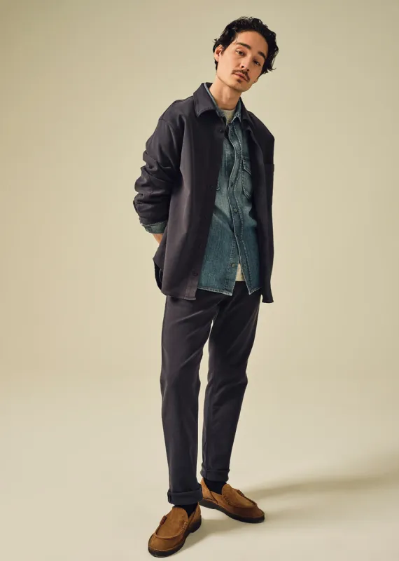 Adler Slim French Terry in Night Flight sold by Citizens Of Humanity