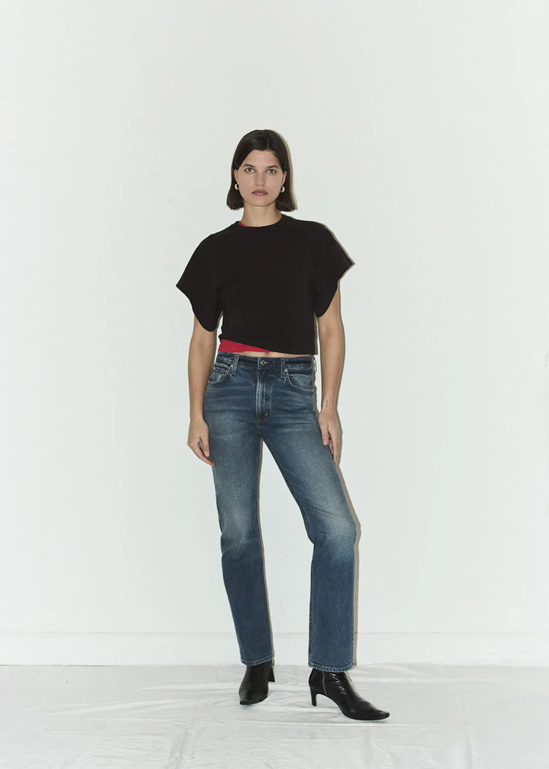 Fiora Origami Tee in Clove sold by Citizens Of Humanity product image thumbnail 2