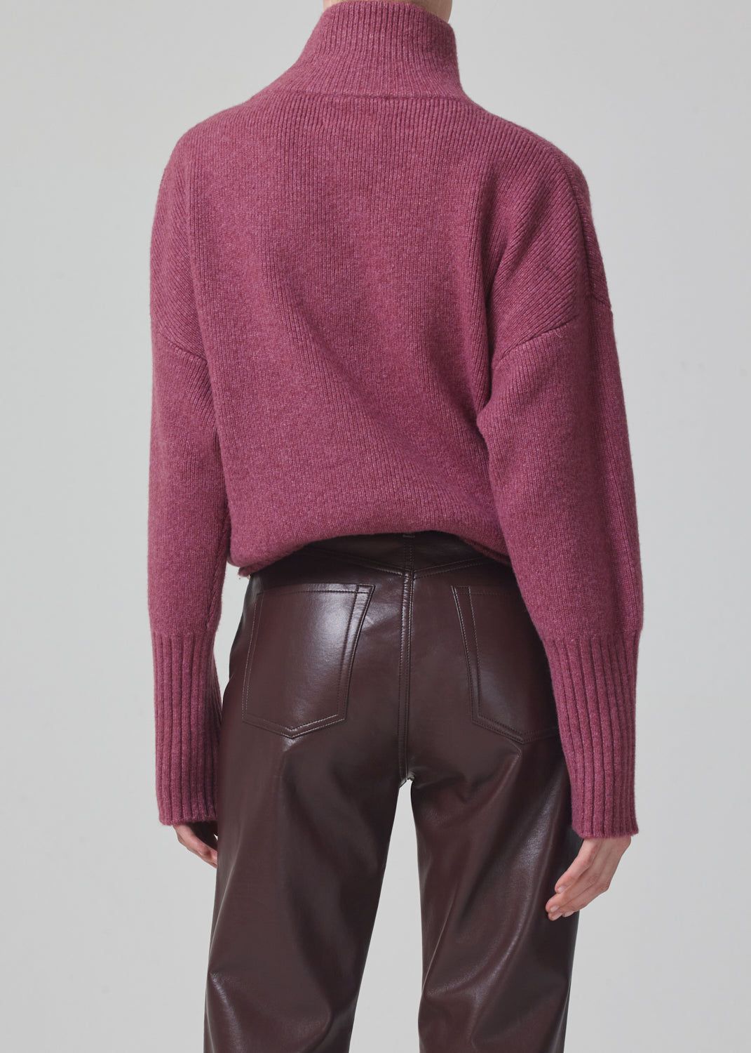 Luca Turtleneck Sweater in Rosey Heather sold by Citizens Of Humanity product image thumbnail 2