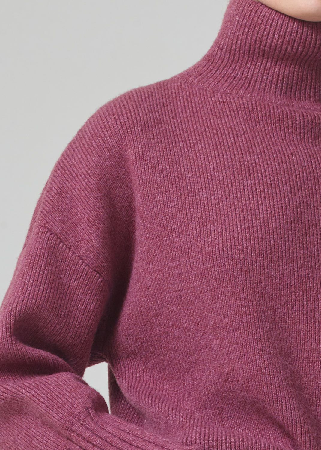 Luca Turtleneck Sweater in Rosey Heather sold by Citizens Of Humanity product image thumbnail 4