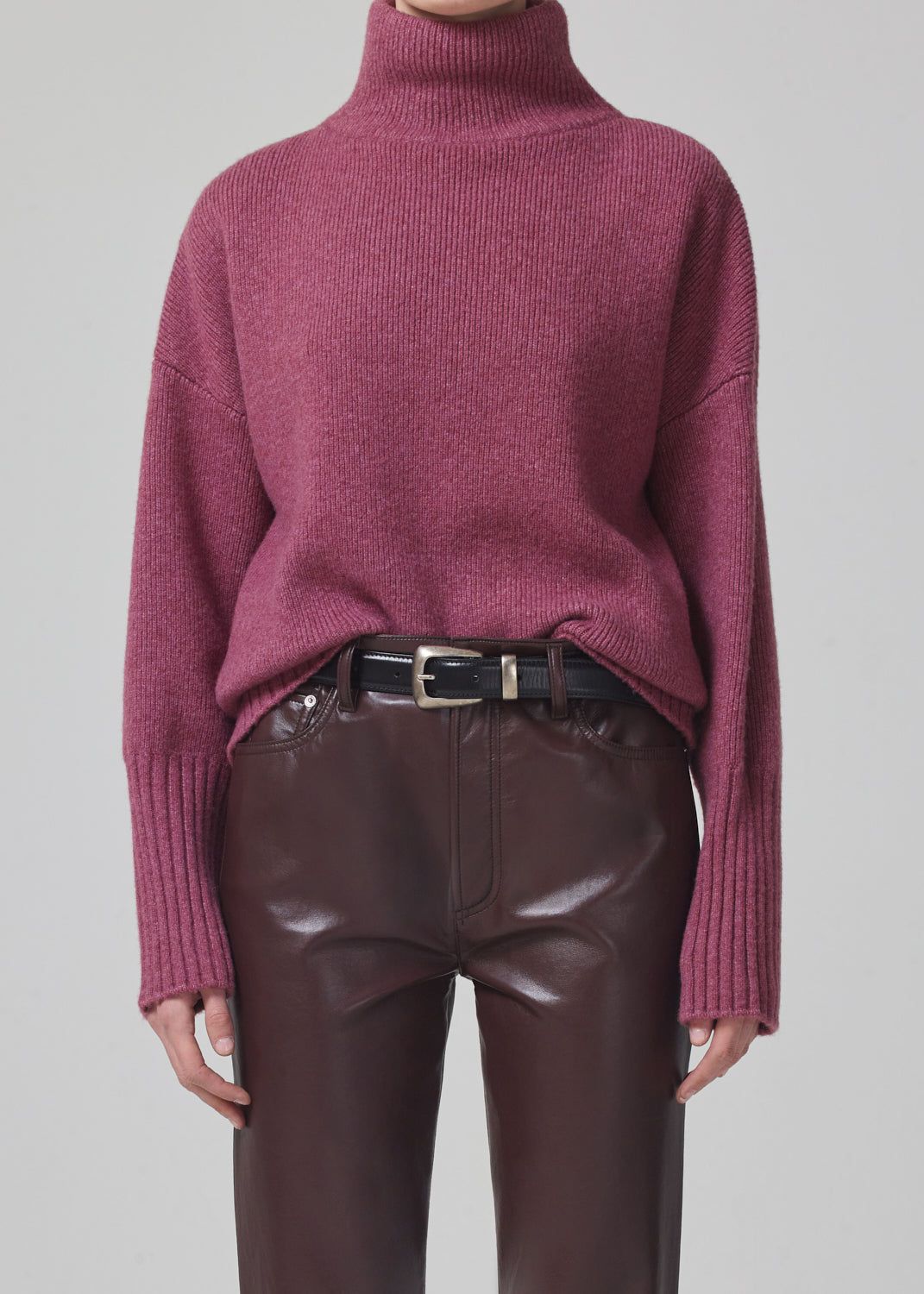 Luca Turtleneck Sweater in Rosey Heather sold by Citizens Of Humanity