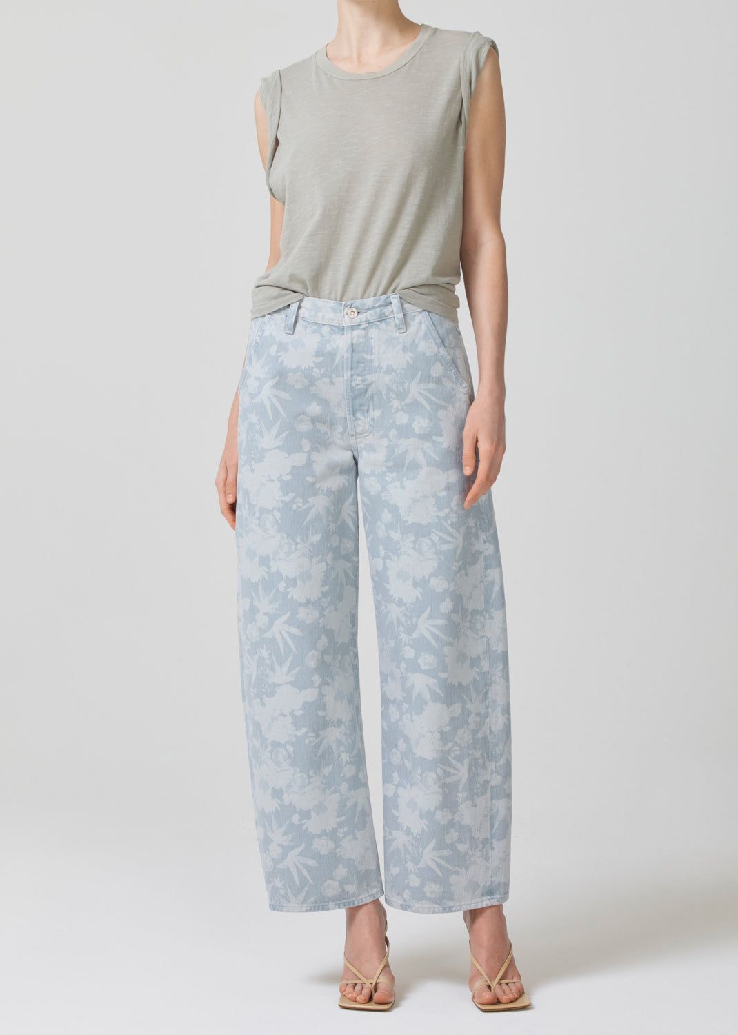 Kelsey Roll Sleeve Tee in Andes sold by Citizens Of Humanity product image thumbnail 5