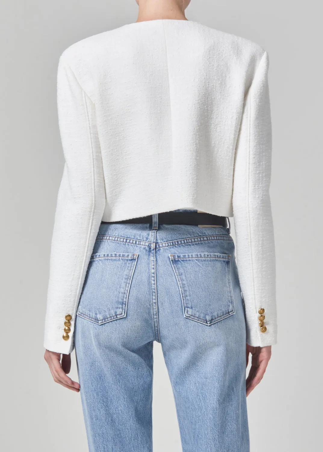 Pia Cropped Jacket in Naturaline sold by Citizens Of Humanity product image thumbnail 2