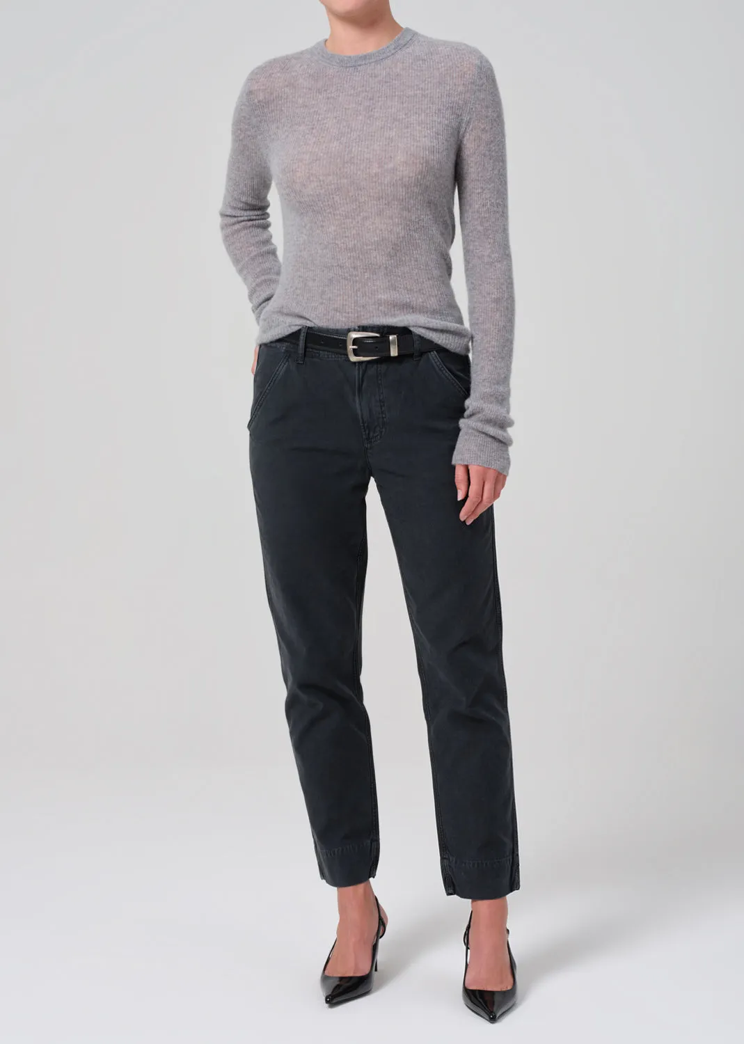Carter Utility Pant in Washed Black sold by Citizens Of Humanity