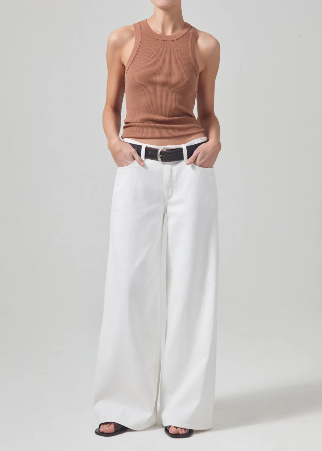 Loli Mid Rise Baggy in Blanco sold by Citizens Of Humanity